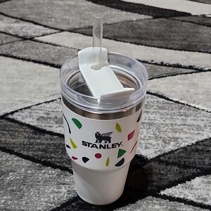 STANLEY LIMITED EDITION GEO 20 OZ H20 QUENCHER STAINLESS STEEL TUMBLER